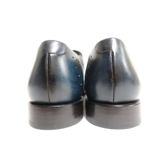 MORAL CODE Men Dress Shoes Brice Perf Blucher Blue Goodyear Welt 11M,US/10.5UK - Picture 4 of 10